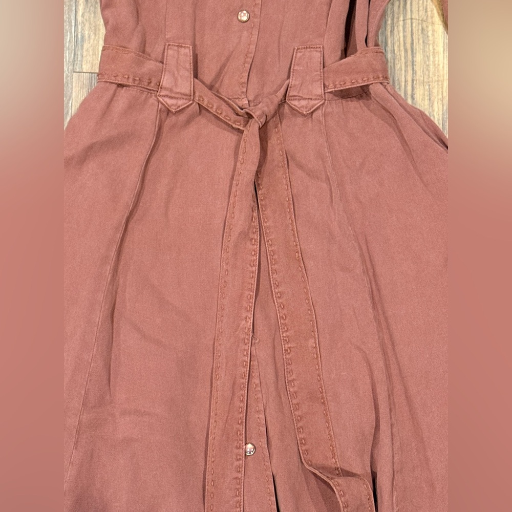 Stetson Tobacco Tencel Western Dress NWT Women’s Size Small $180 - Picture 4 of 6